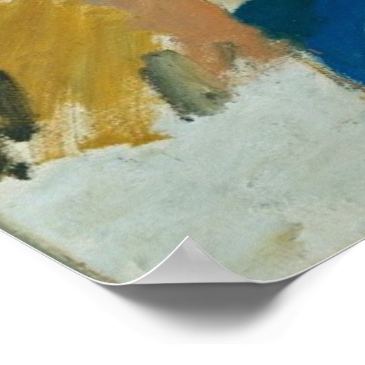 Romantische Landschaft von Wassily Kandinsky Poster (Ecke)