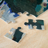 Romantische Landschaft von Wassily Kandinsky Puzzle (Seite)