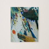 Romantische Landschaft von Wassily Kandinsky Puzzle (Vertikal)