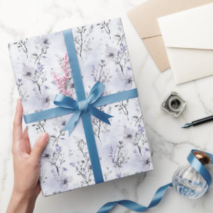 Romantische LavendelBlume Geschenkpapier