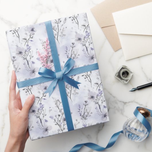 Romantische LavendelBlume Geschenkpapier (Schenken)