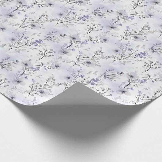 Romantische LavendelBlume Geschenkpapier (Ecke)