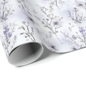 Romantische LavendelBlume Geschenkpapier (Rolleneckpunkt)