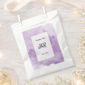 Romantische Lavendelhochzeit Geschenktütchen (Ausgeschnitten)
