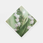 ROMANTISCHE LEIHE DES PARTY BLUME SERVIETTE (Ecke)