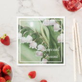 ROMANTISCHE LEIHE DES PARTY BLUME SERVIETTE (Beispiel)