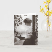 Romantische Lesekarte Karte (Gelbe Blume)