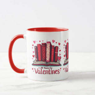 Romantische Lesestimmung - gemütliches Valentinsge Tasse