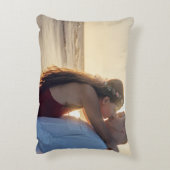 Romantische Liebe Brief Postkarte Valentinstag Dekokissen (Rückseite(Vertikal))