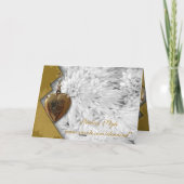 Romantische Liebe Feiertagskarte (Rückseite)