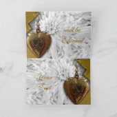 Romantische Liebe Feiertagskarte (Innenseite)