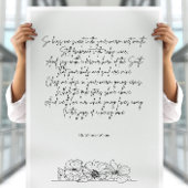 Romantische Liebe Gedicht von Ella Wheeler Wilcox Poster