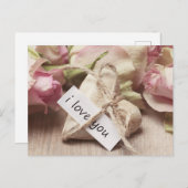 Romantische Liebe Geschenk für sie Postkarte (Vorne/Hinten)