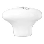 Romantische Liebe Herz Keramikknauf (Seitenansicht)