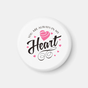 Romantische Liebe Herz Magnet