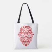 Romantische Liebe Herz Tasche (Rückseite)