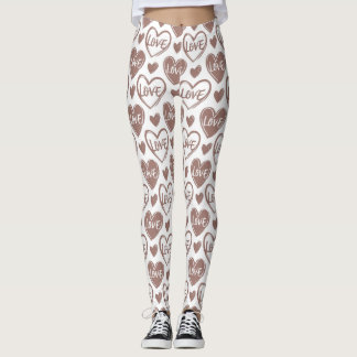 Romantische Liebe Herz - Valentinstag Legende Leggings