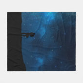 Romantische Liebe - Herzdesign Fleecedecke (Vorderseite (Horizontal))
