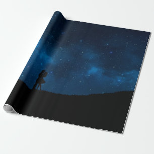 Romantische Liebe - Herzdesign Geschenkpapier