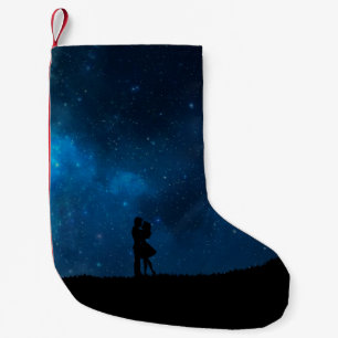 Romantische Liebe - Herzdesign Kleiner Weihnachtsstrumpf