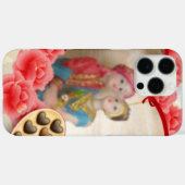 Romantische Liebe Herzens Kunstdruckerei Case-Mate iPhone Hülle (Rückseite (Horizontal))