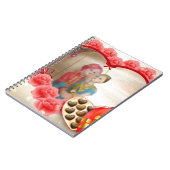 Romantische Liebe Herzens Kunstdruckerei Notizblock (Linke Seite)