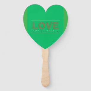"Romantische Liebe Herzhandschuh - Perfektes Gesch Fächer