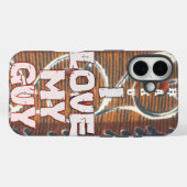 Romantische Liebe - Ich Liebe mein Typ Textdesign Case-Mate iPhone Hülle (Rückseite (Horizontal))