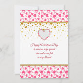 Romantische Liebe-Kalligraphie-Monogramm (Rückseite)