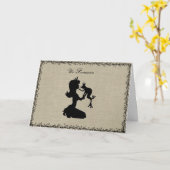 Romantische Liebe Karte (Gelbe Blume)