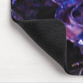 Romantische Liebe Lila Valentine Glitzer Rose Mousepad (Ecke)