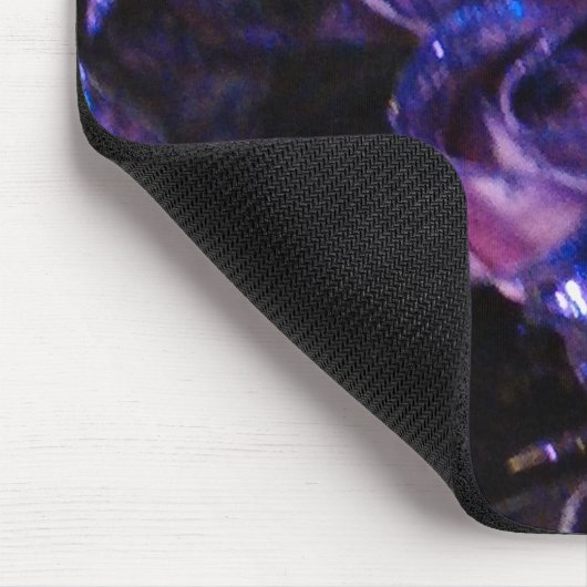 Romantische Liebe Lila Valentine Glitzer Rose Mousepad (Ecke)