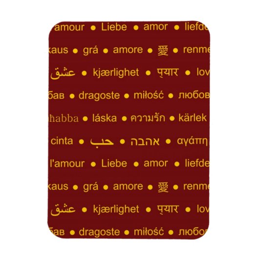 Romantische Liebe Magnet (Vertikal)