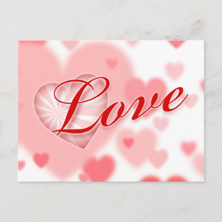 Romantische Liebe Postkarte
