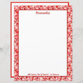 Romantische Liebe Rosa Rotes Herz Valentinstag (Vorne/Hinten)