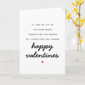 Romantische Liebe Sie hören Gedicht Valentinstag Karte (Gelbe Blume)