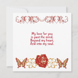 Romantische Liebe Sie zitieren Seelenverwandte