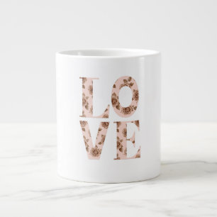 "Romantische Liebe t Kunst & Geschenke" Jumbo-Tasse