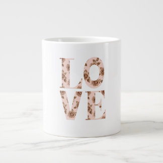 "Romantische Liebe t Kunst & Geschenke" Jumbo-Tasse