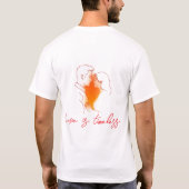 Romantische Liebe T-Shirt (Rückseite)
