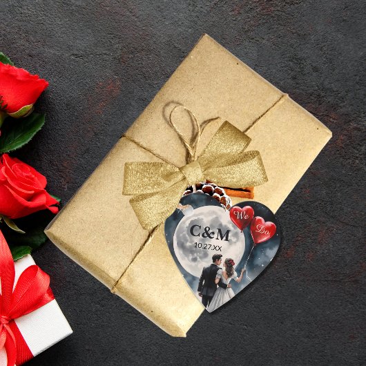 Romantische Liebe über Cloud Nine Märchenhochzeit Geschenkanhänger