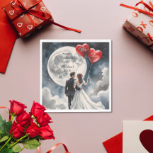 Romantische Liebe über Cloud Nine Märchenhochzeit