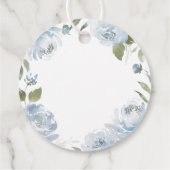 Romantische Liebe und dank dustig blühender Hochze Geschenkanhänger (Rückseite)