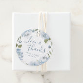 Romantische Liebe und dank dustig blühender Hochze Geschenkanhänger (Beispiel)