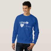 Romantische Liebe Valentinstag Sweatshirt (Vorne ganz)