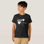 Romantische Liebe Valentinstag T-Shirt (Vorne ganz)