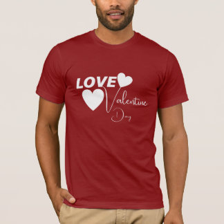 Romantische Liebe Valentinstag T-Shirt