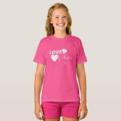 Romantische Liebe Valentinstag T-Shirt (Vorne ganz)