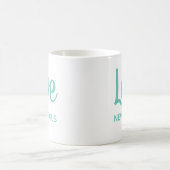 Romantische Liebe Versage nie Geschenke für Bezieh Kaffeetasse (Mittel)