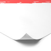 Romantische Liebe Zitat, rotes Herz Stilschrift Poster (Ecke)